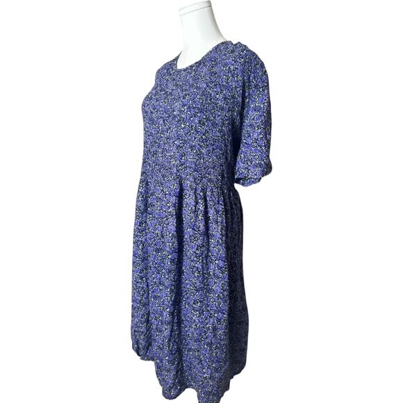 Plus size Fairy Grunge smocked Midi Dress | GothLolita Dress | size 20 | 227 - Picture 3 of 8